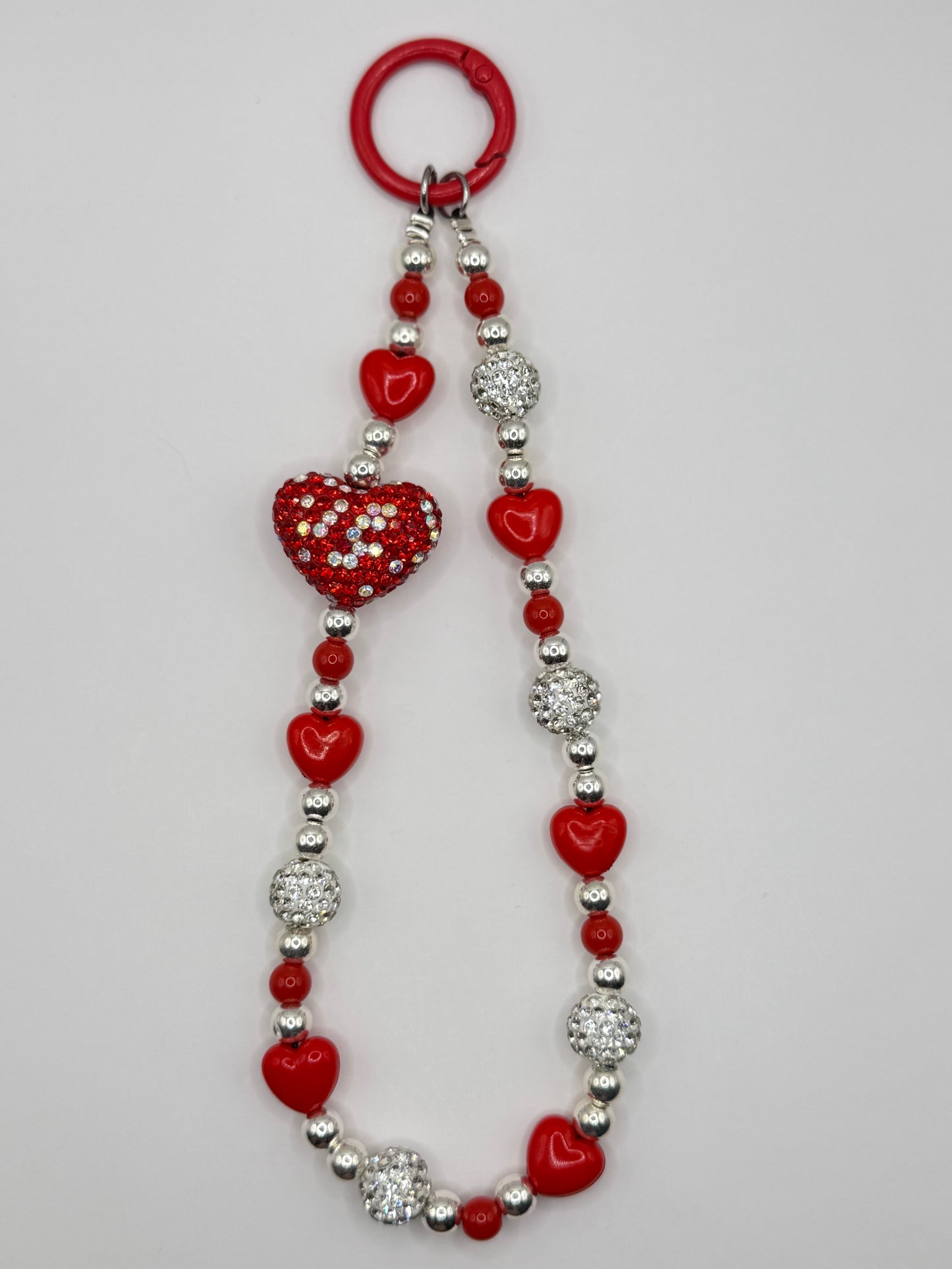 “RED HEARTS” Phone Charms / Bag Charms