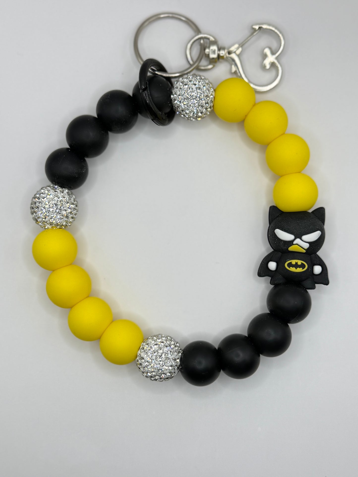 “CHARACTER 001” Silicone Wristlet Keychain