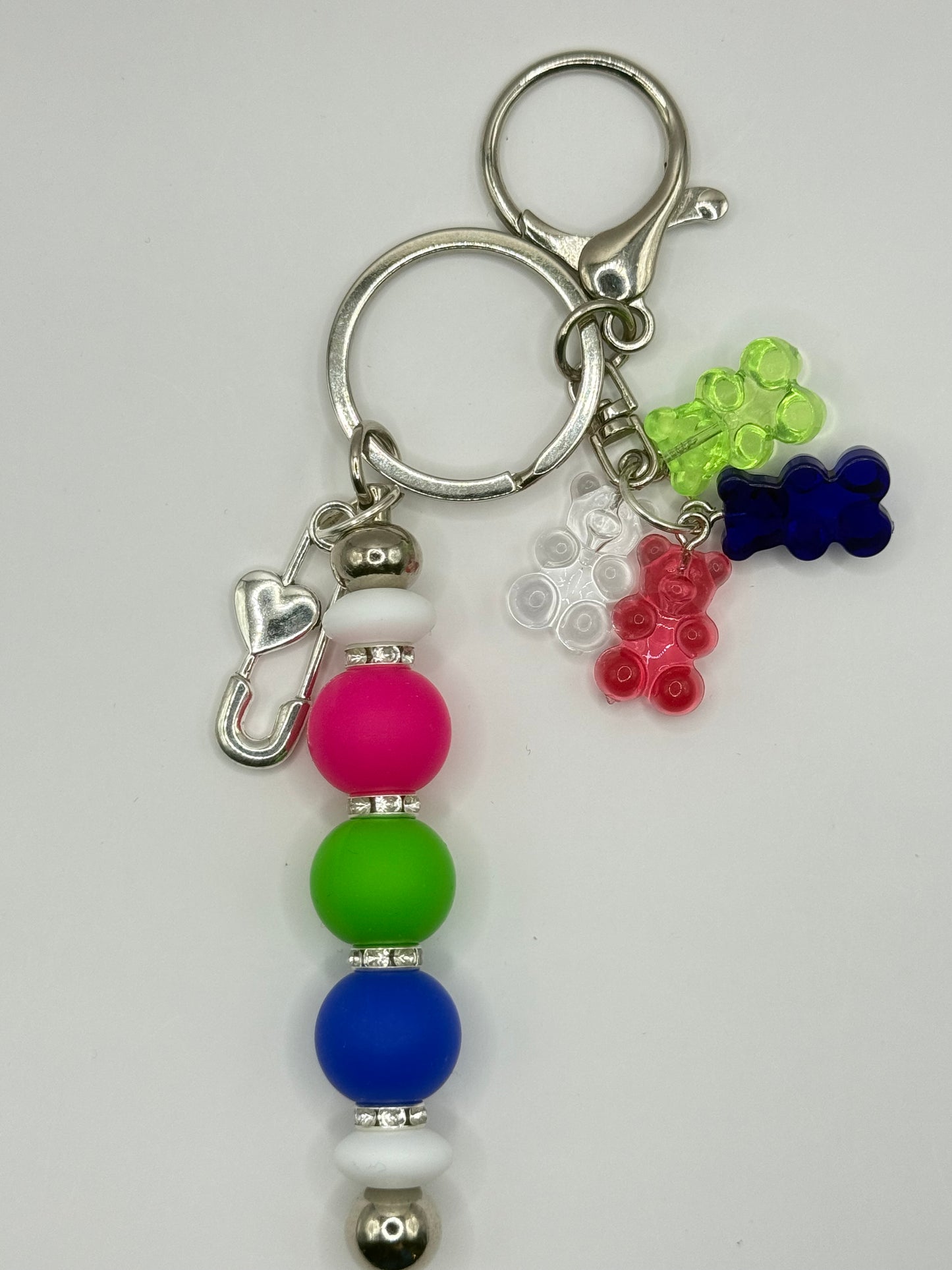 “PRIDE” Polisexual Flag Keychain