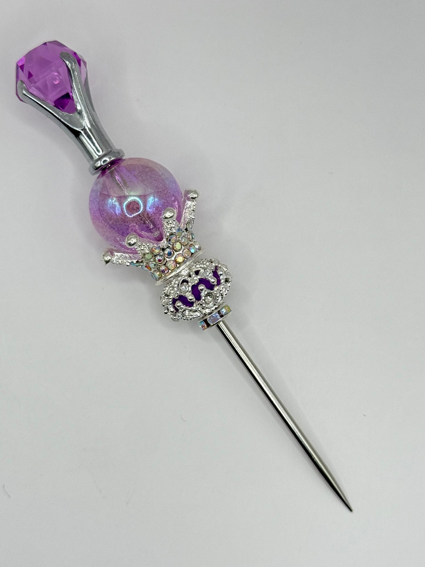 “DIAMOND TOP” Purple Pokey Tool For Making Snowglobe Cups 4.7”