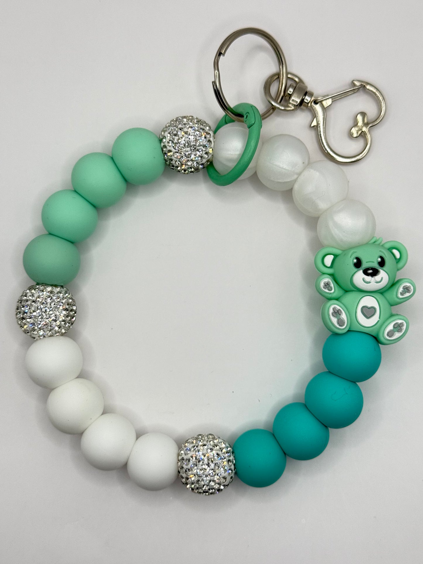 “CHARACTER 009” Silicone Wristlet Keychain