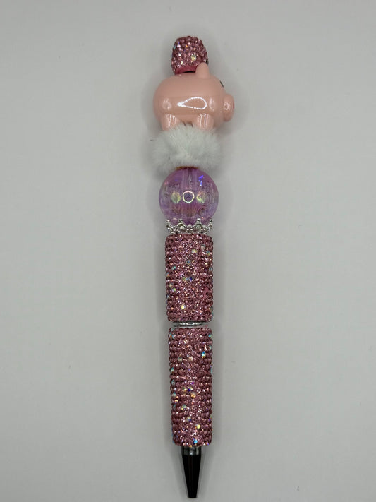 “PiG” PiNK Bling Beaded Pen