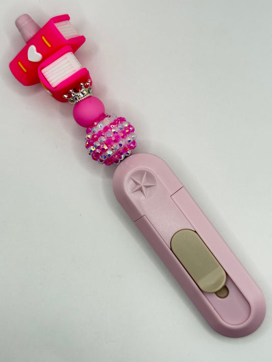 Custom Beaded Box Cutter Tool