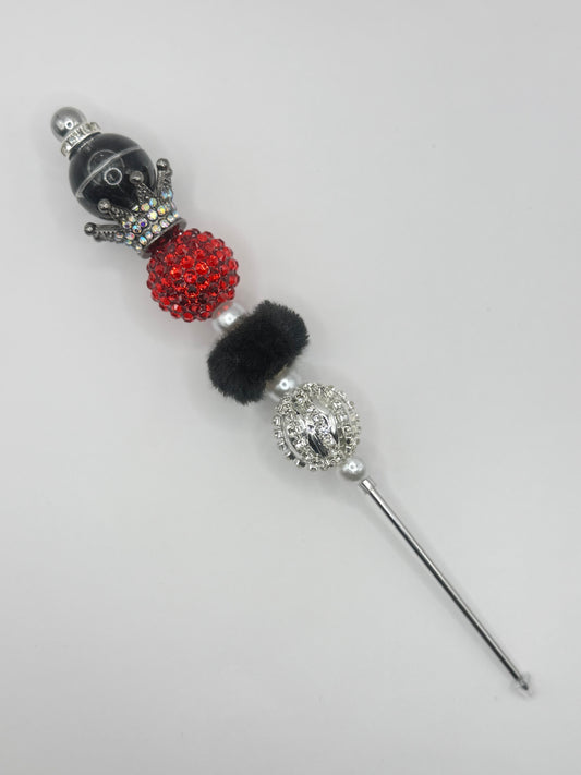 “RED ROYALTY SNOWGLOBE” Pokey Tool For Making Snowglobe Cups 6”