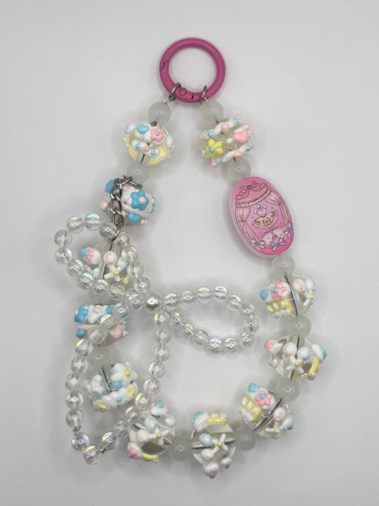 “MACARON + BOW” PiNK Phone Charms / Bag Charms