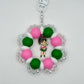 “SCOUTS” Silicone and Crystal Bag Charm Keychains