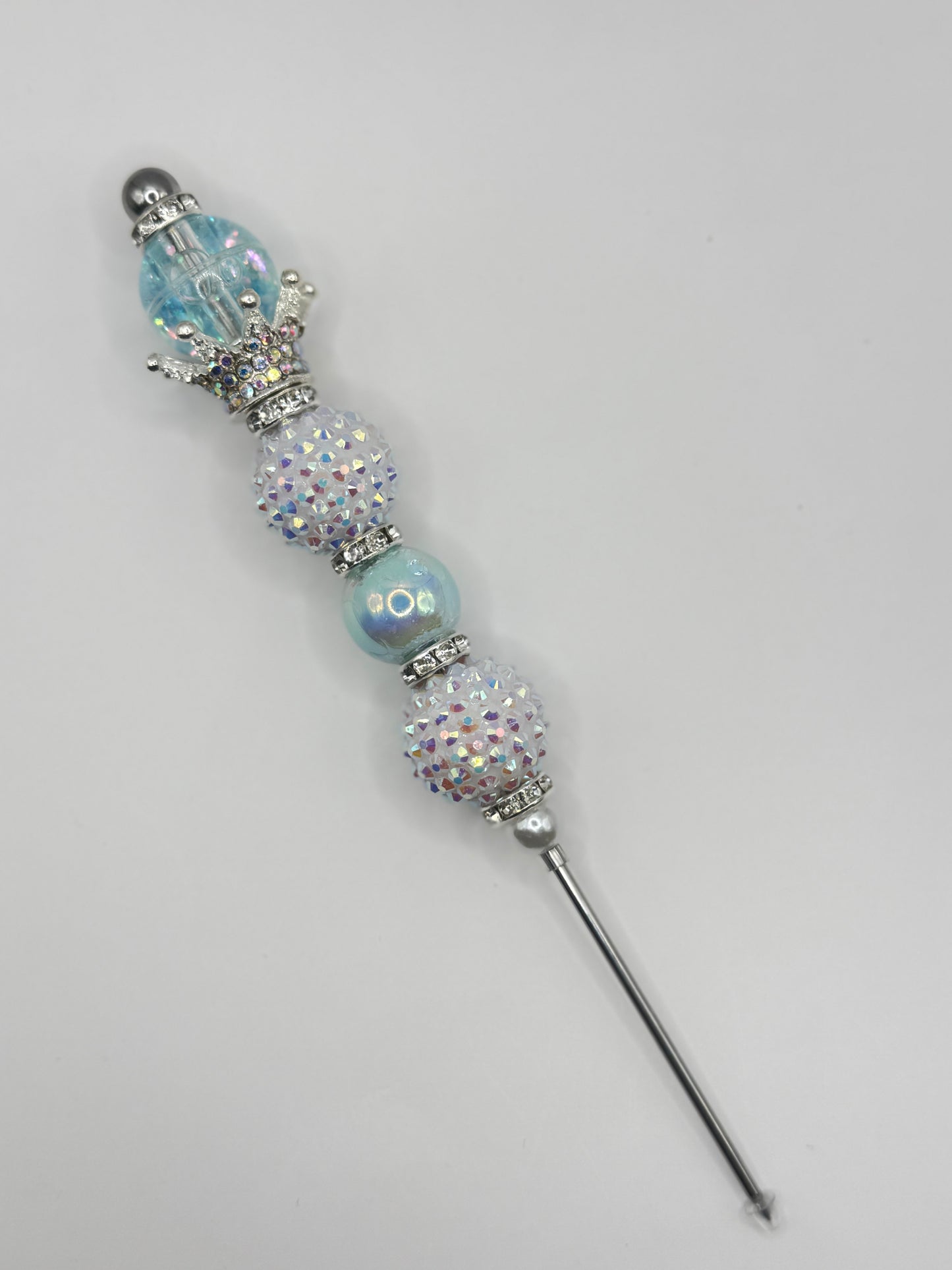 “BLUE ROYALTY SNOWGLOBE” Pokey Tool For Making Snowglobe Cups 6”