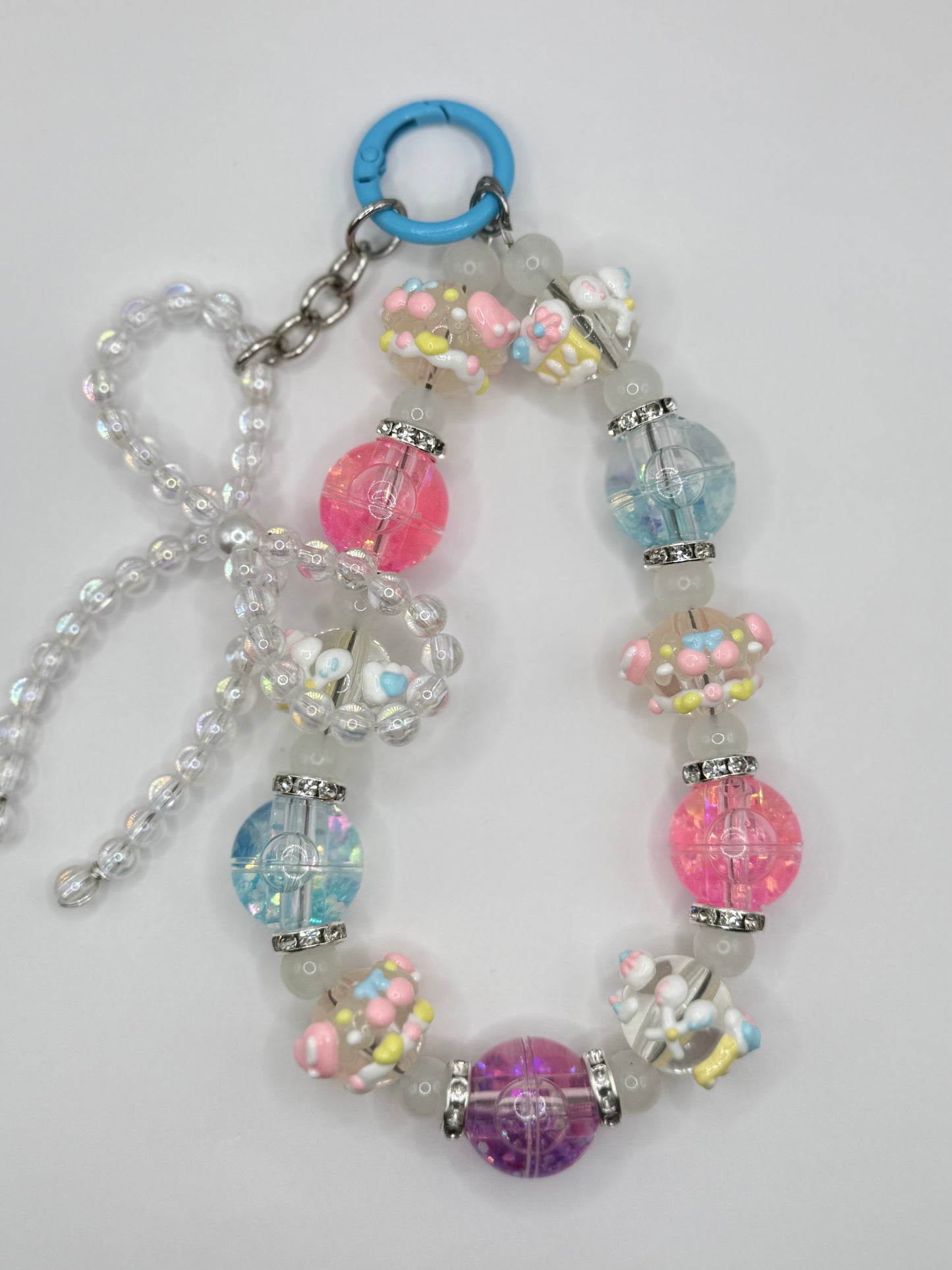 “SNOWGLOBE + BOW” Phone Charms / Bag Charms