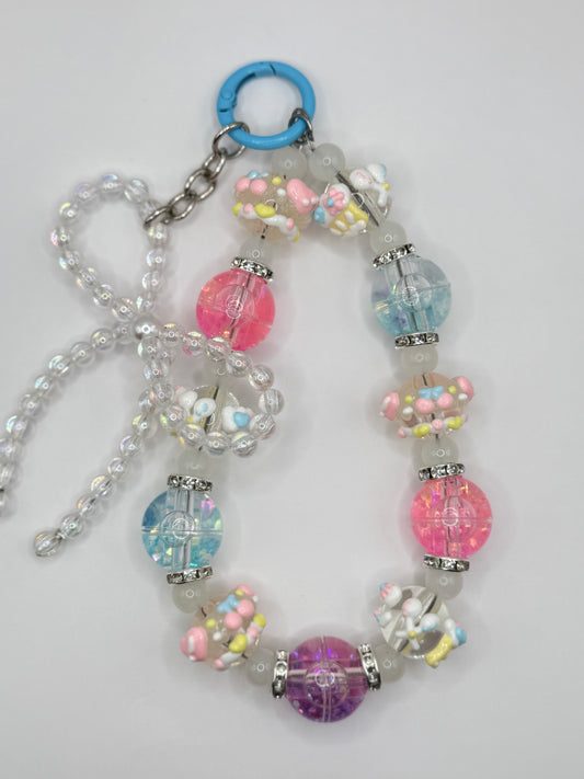 “SNOWGLOBE + BOW” Phone Charms / Bag Charms