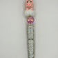 “PiG” Full White Bling Beaded Pen