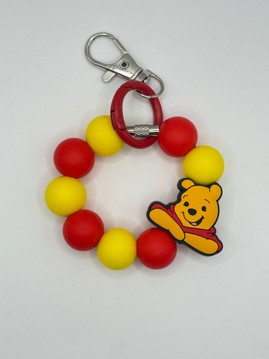 “FRIENDS” Silicone and Crystal Bag Charm Keychain