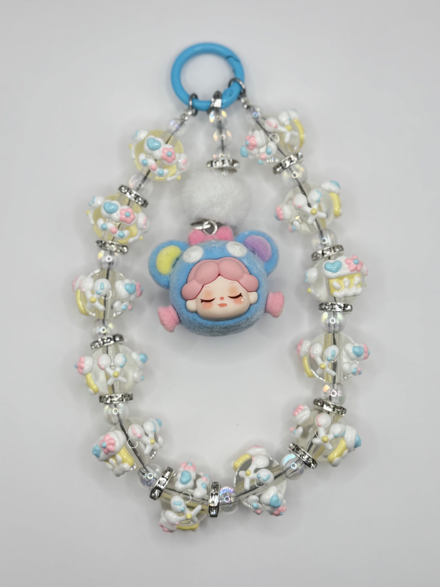 “MACARON” Blue Phone Charms / Bag Charms