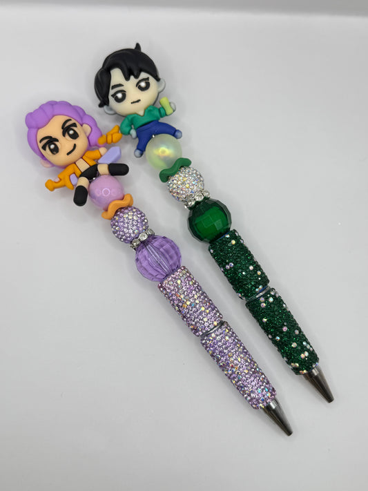 “POPSTARS” Topper Bling Beaded Pens