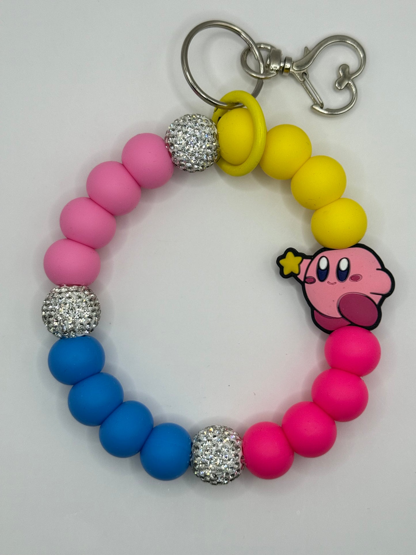 “CHARACTER 011” Silicone Wristlet Keychain