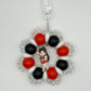 “SCOUTS” Silicone and Crystal Bag Charm Keychains