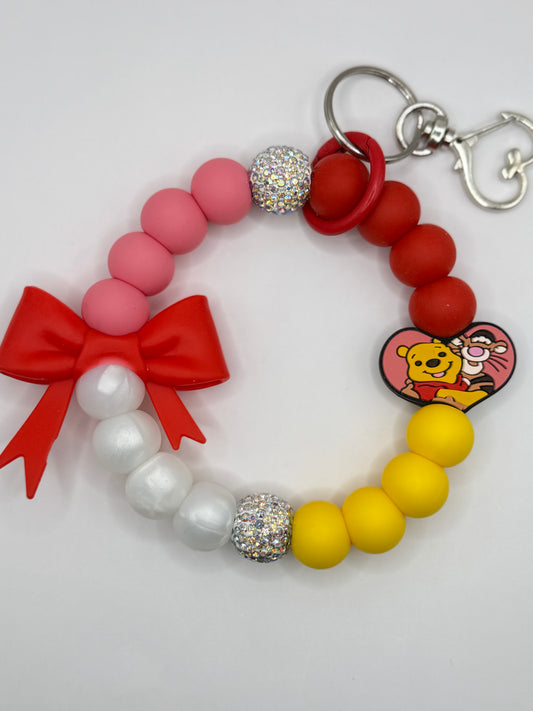 “CHARACTER 005” Silicone Wristlet Keychain