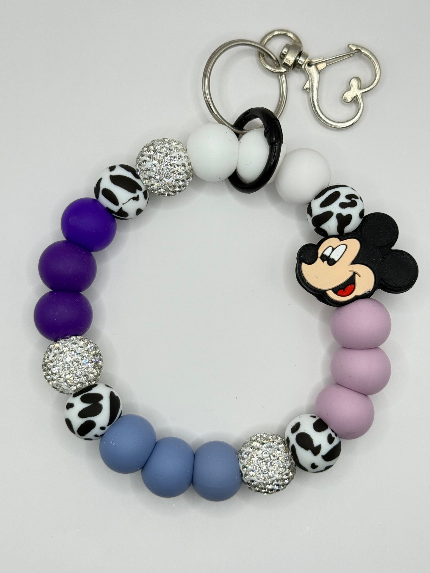 “CHARACTER 013” Silicone Wristlet Keychain