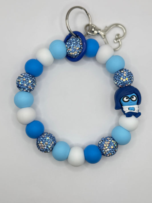 “CHARACTER 003” Silicone Wristlet Keychain