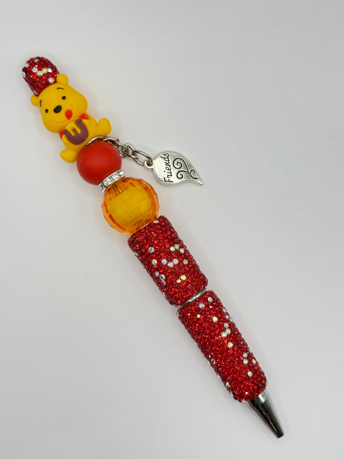 “P-BEAR” Beaded Pen