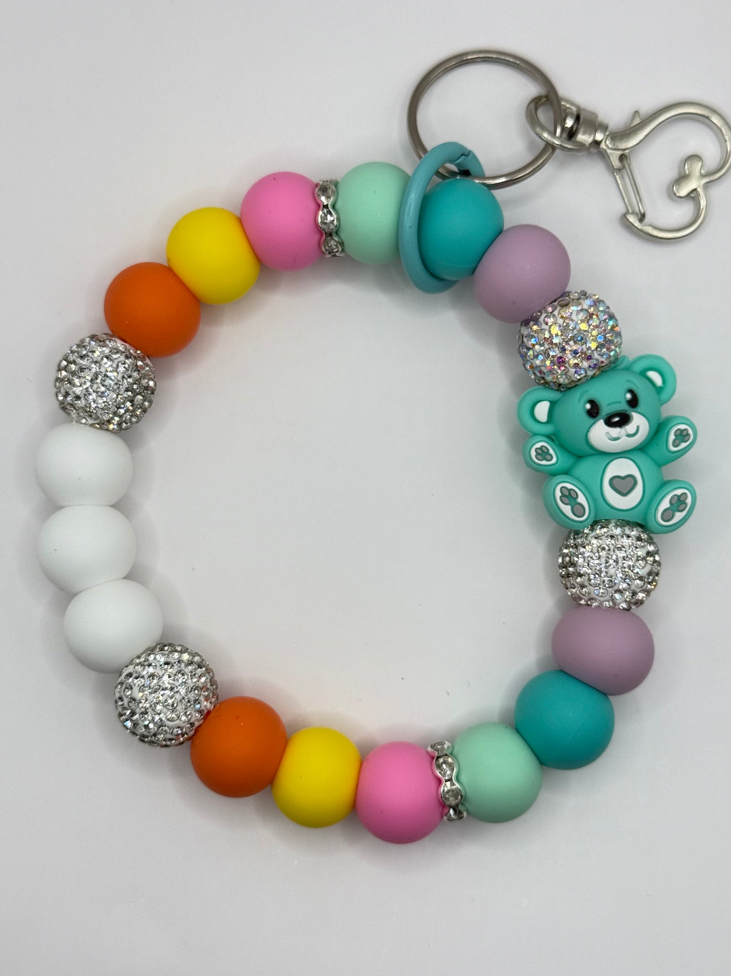 “CHARACTER 012” Silicone Wristlet Keychain