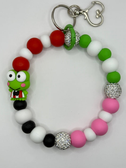 “CHARACTER 014” Silicone Wristlet Keychain