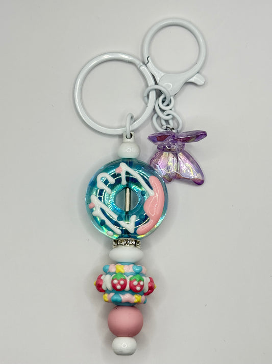 “BUBBLE DONUT” Blue/PiNK Keychain